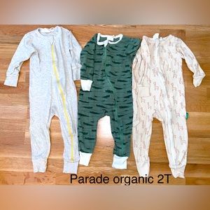 3 Zipper Sleep Romper - 2T-Parade Organic